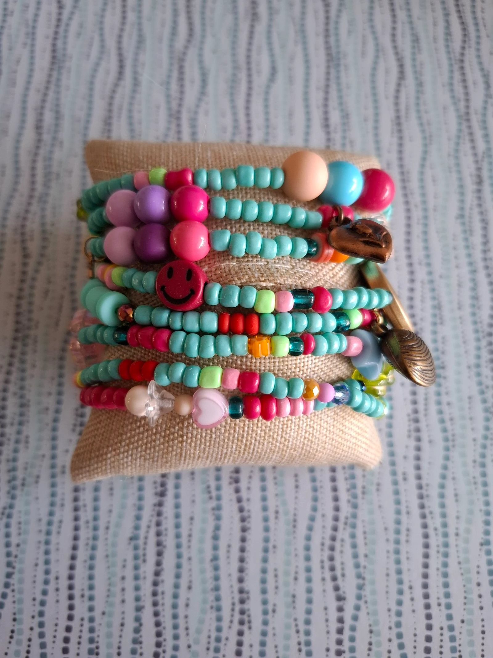 Wikkelarmband turquoise